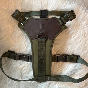 REDDY Green Olive Jacquard Dog Harness, 17-24in Medium